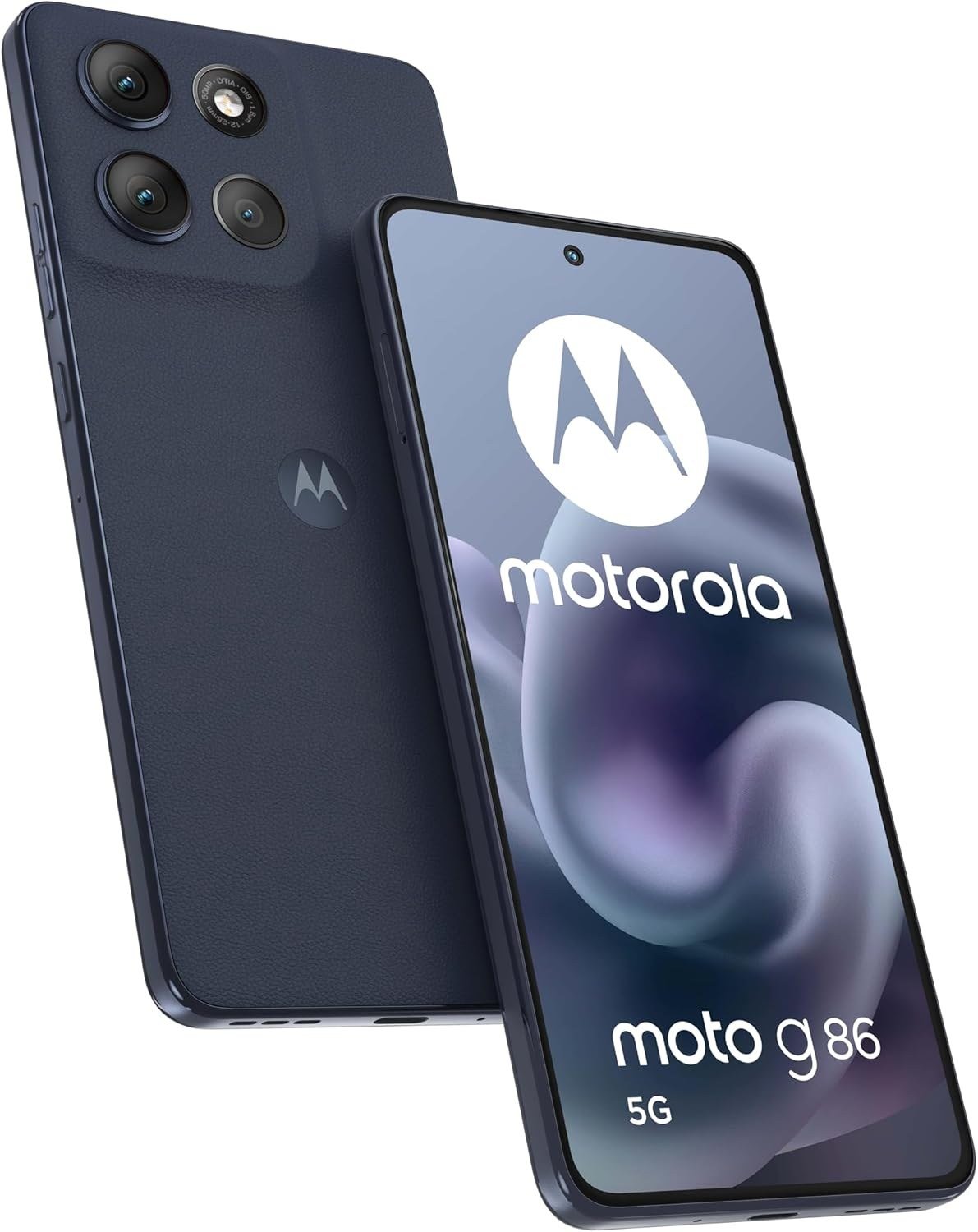 Motorola Moto G86 5G, front and back